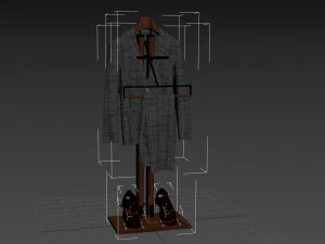 bork hq802 standing clothes rack 3D Model
