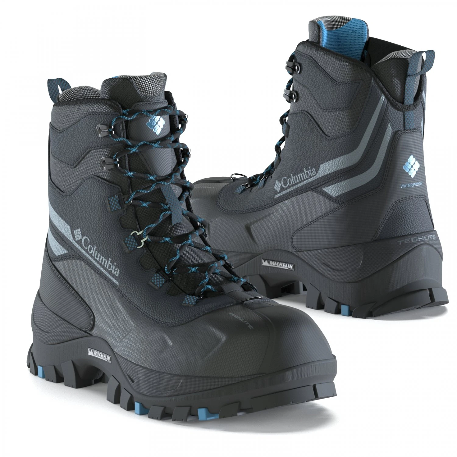 bugaboot plus iv columbia boots 3D Model .c4d .max .obj .3ds .fbx .stl .blend 