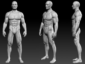 male basemesh 3D 모델