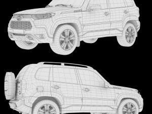 niva travel Modèle 3D
