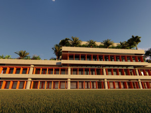 library 3D Model