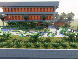 library 3D मॉडल