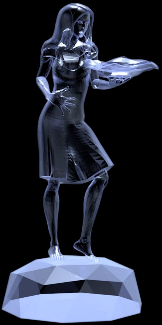 stand for rings and jewelry girl 3D Model .c4d .max .obj .3ds .fbx .stl .blend 