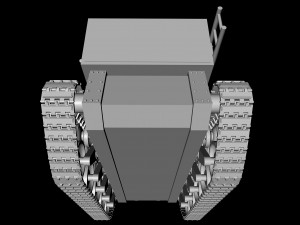 steam continuous tractor 3D Model