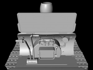 steam continuous tractor 3D Model