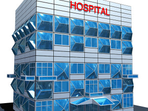 civic building hospital Modelo 3D