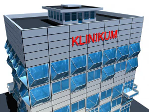 civic building hospital 3D Model