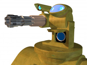 fighting robot Modelo 3D