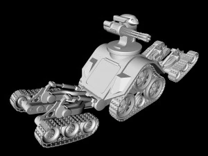 fighting robot 3D Model