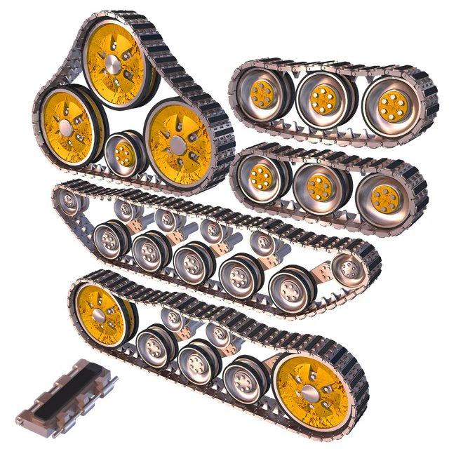 continuous tracks 3D Model .c4d .max .obj .3ds .fbx .stl .blend