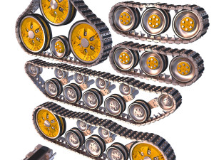 continuous tracks 3D Model
