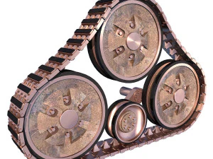 continuous tracks 3D Model