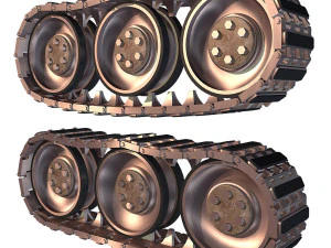 continuous tracks 3D Model