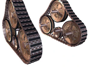 continuous tracks 3D Model