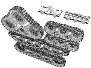 continuous tracks 3D Model