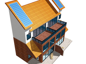 house solar 3D Model