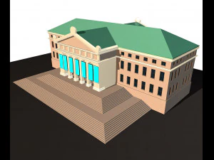 Museum 3D Modell