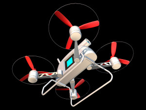 quadrocopter 3D Model