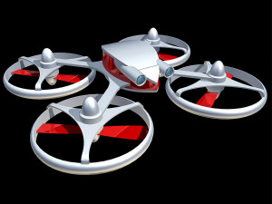 quadrocopter 3Dモデル