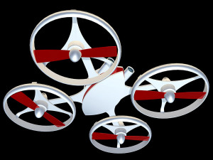 quadrocopter 3Dモデル