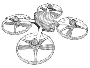 quadrocopter 3Dモデル