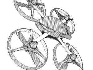 quadrocopter 3Dモデル