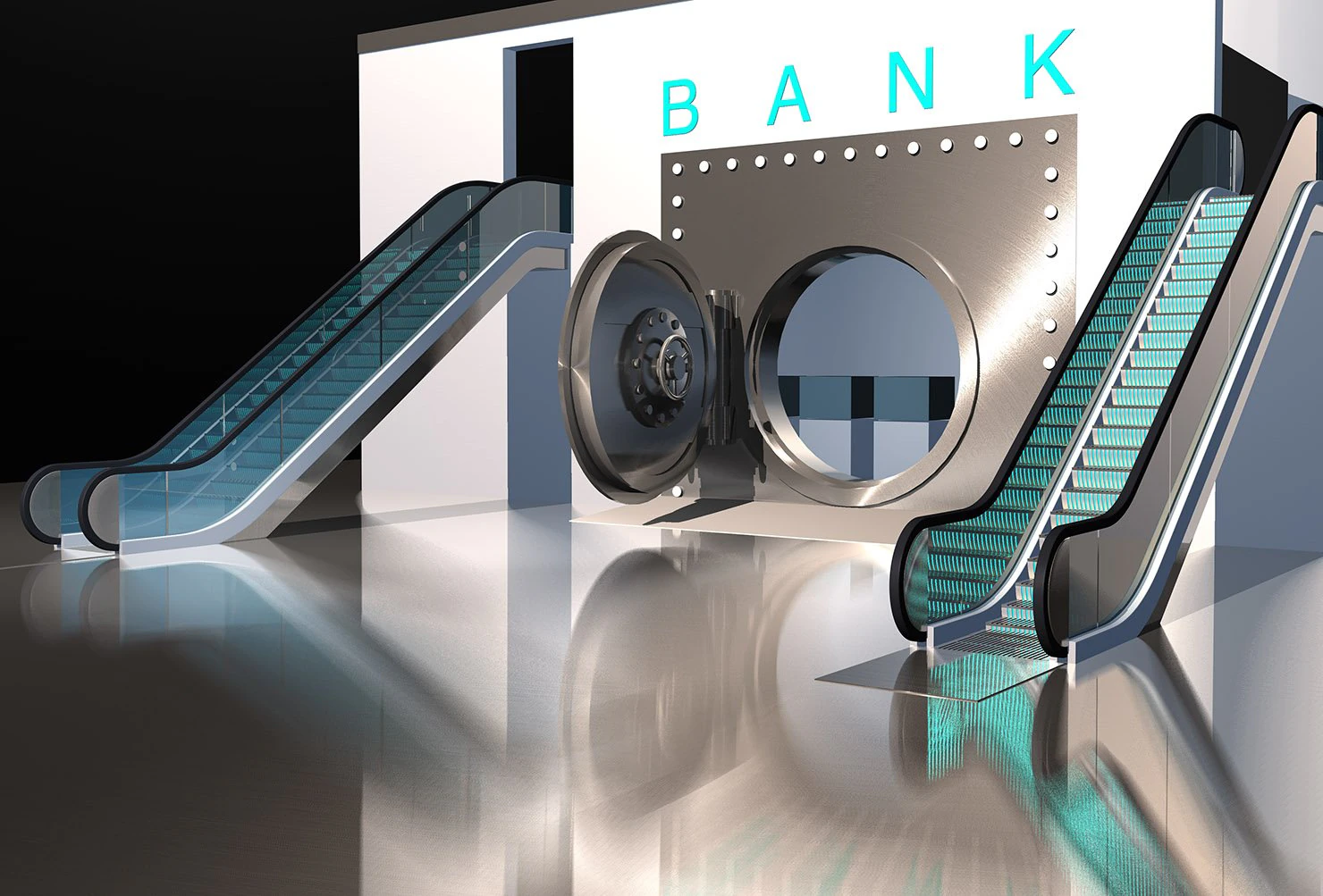 safe bank 3D Model .c4d .max .obj .3ds .fbx .stl .blend 