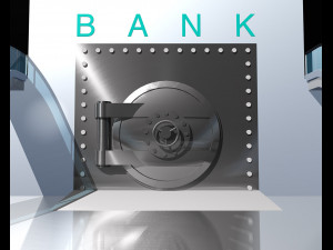 safe bank 3D 模型