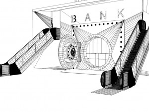 safe bank 3D 模型