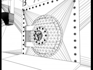 safe bank 3D 模型