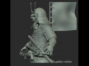 samurai Modèle 3D