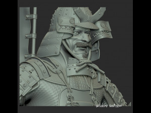 samurai Modèle 3D