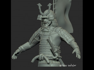 samurai Modèle 3D