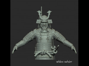 samurai Modèle 3D
