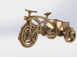 puzzle 3d meccanico Modello 3D