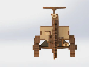 mechanical 3d puzzle 3D Model