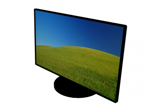 four monitors Modello 3D