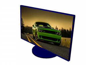 four monitors Modello 3D