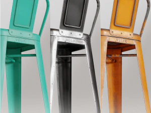 стул толикс hpd75 3D Модель