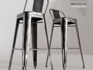 tolix stool hpd75 Modelo 3D