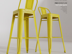 tolix stool hpd75 Modelo 3D