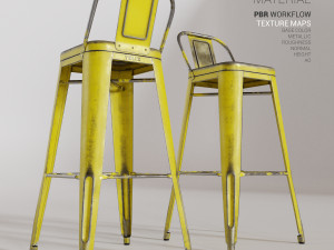 tolix stool hpd75 Modelo 3D