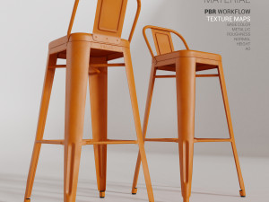 tolix stool hpd75 Modelo 3D