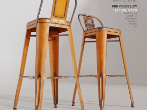 tolix stool hpd75 Modelo 3D
