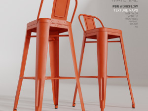 tolix stool hpd75 Modelo 3D