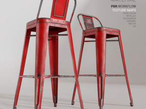 tolix stool hpd75 Modelo 3D