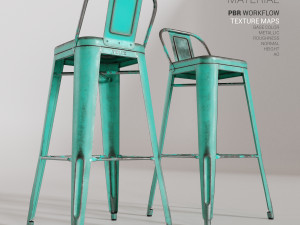 tolix stool hpd75 Modelo 3D