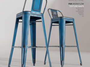 tolix stool hpd75 Modelo 3D