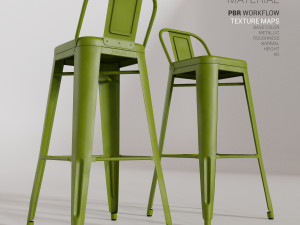 tolix stool hpd75 Modelo 3D