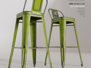 tolix stool hpd75 Modelo 3D